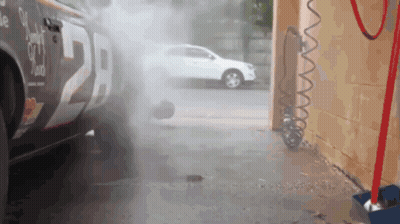 Car Number 29 Exhaust Smoke GIF