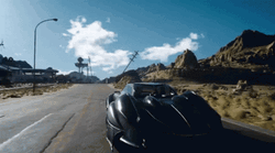 Car Revealing Its Wings And Flying GIF