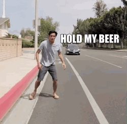 Car Ride Magic Trick Hold My Beer  GIF