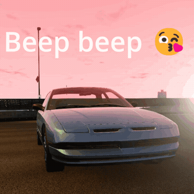 Car Saying Beep GIF