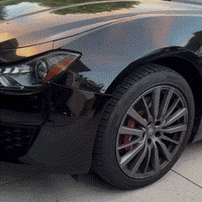 Car Steering Wheel With Phone Icon GIF