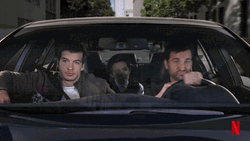 Car Swerve As They U Turn GIF