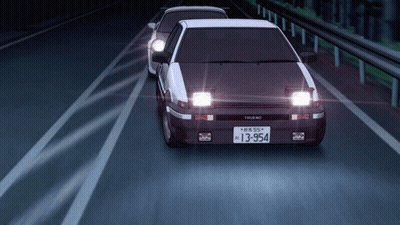 Car With License Plate 13-954 GIF