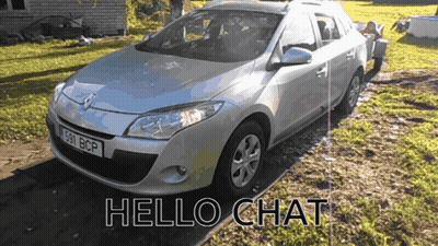 Car With License Plate E31 BCP GIF