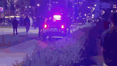 Car With License Plate Letter B Parked On Road GIF
