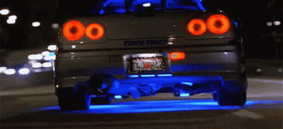 Car With License Plate Saying 00 GIF