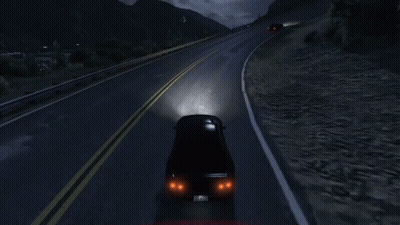 Car With License Plate Saying Chris Single Driving Down Road GIF