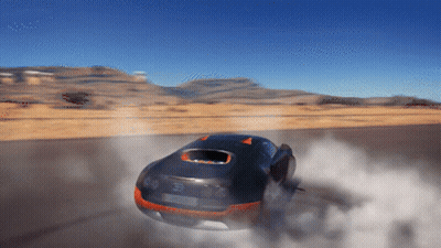 Car With License Plate Starting S GIF