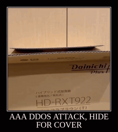 Cardboard Box Saying Dainich Plus HD-RXT922 GIF