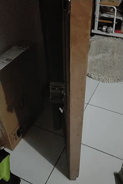 Cardboard Box With Label LG GIF