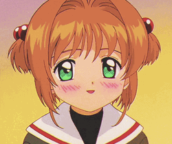 Cardcaptor Sakura Anime Girl Blush GIF