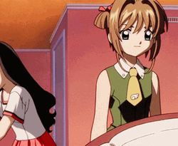 Cardcaptor Sakura Excited Tomoyo Costume  GIF