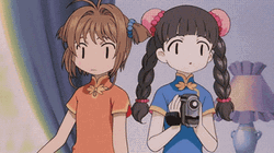 Cardcaptor Sakura Funny Girls Scene GIF