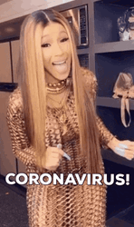 Cardi B Coronavirus Meme