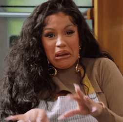 Cardi B Frightful GIF