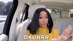 Cardi B Inside Car Sassy Okurrr GIF