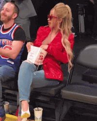 Cardi B Popcorn Eating GIF