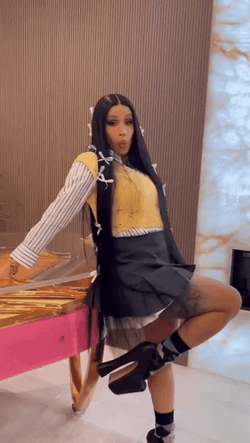 Cardi B Posing GIF