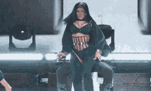 Cardi B Sexy Lap Dance Performance GIF