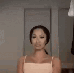 Cardi B Side Eye Look GIF