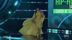 Cardi B Walking Fast On Stage GIF