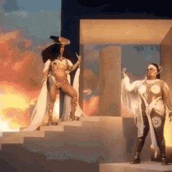 Cardi B With Lizzo GIF