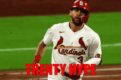 Cardinals Baseball Player Running GIF