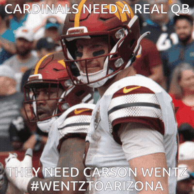 Cardinals Need A Real Qb They Need Carson Wentz GIF