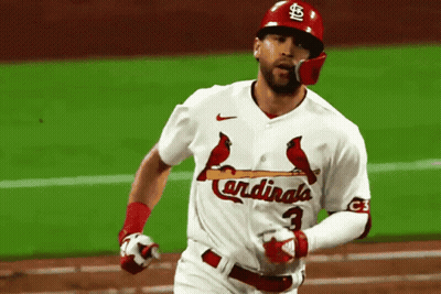 Cardinals Player Running To Home Plate GIF