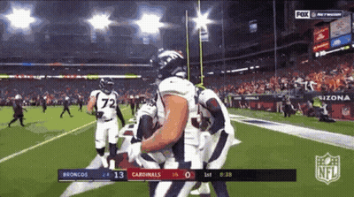 Cardinals Vs Broncos Football Game GIF