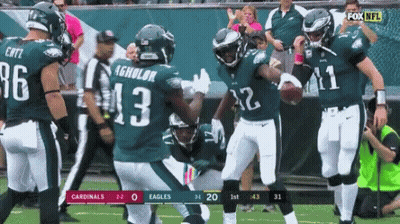 Cardinals Vs Eagles Football Game GIF