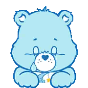Care Bear With Heart On Nose Sticker