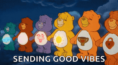 Care Bears Sending Good Vibes GIF
