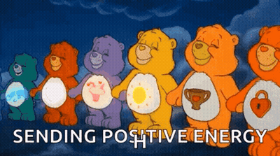 Care Bears Standing In A Row GIF