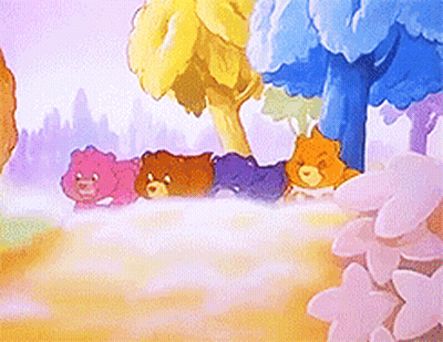 Care Bears Standing Together GIF