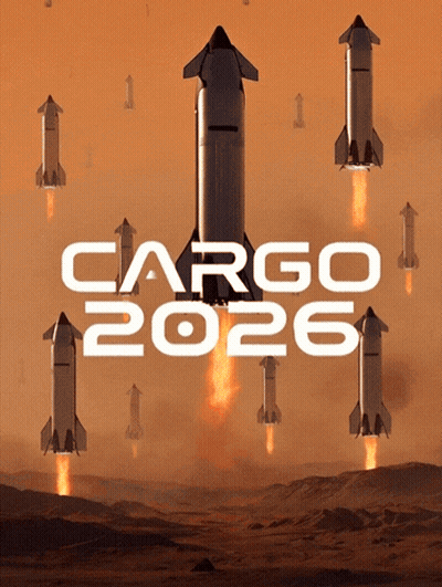 Cargo 2026 Poster With Rockets Flying GIF