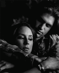 Caring Couple Hug And Kiss GIF
