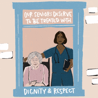 Caring For Seniors Digital Text Message GIF