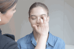 Caring For Skin Demonstration GIF
