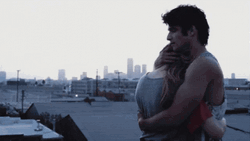 Caring Hug Romantic Couple GIF