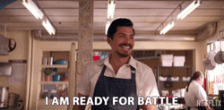 Carlos Santos Ready For Battle GIF