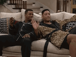 Carlton Chilling With Will Smith GIF