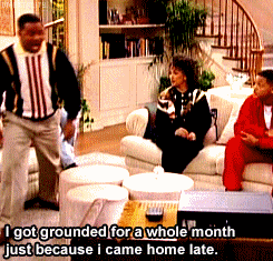 Carlton Grounded For Late GIF