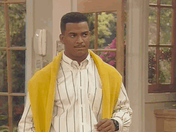 Carlton Peace Sign GIF