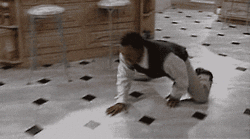 Carlton Slide Crawling GIF
