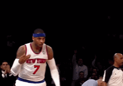 Carmelo Anthony For Three GIF