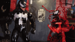 Carnage Versus Venom Toys GIF