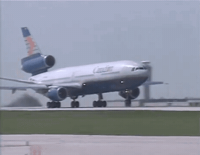 Carolina Airlines Plane Taking Off GIF