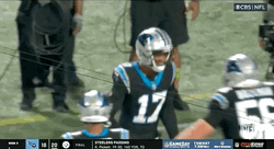Carolina Panthers DJ Chark Jr Getting Praised GIF