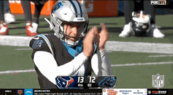Carolina Panthers Eddy Pineiro Applauding GIF